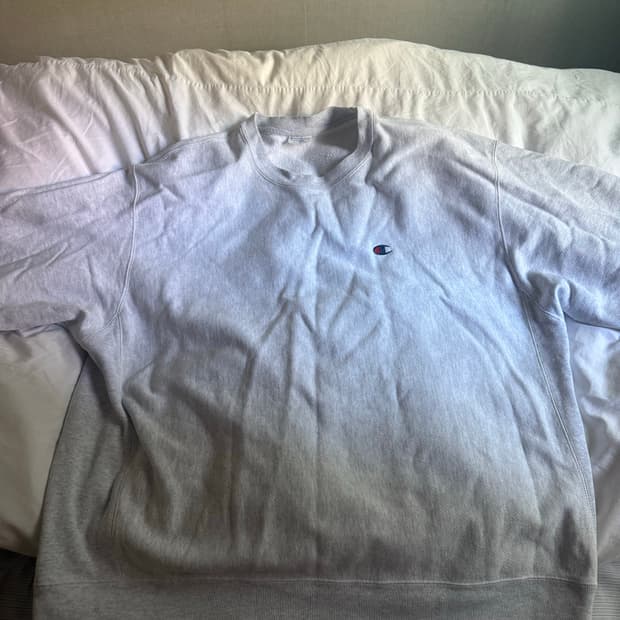 챔피온 리버스위브 블루택 맨투맨 XL