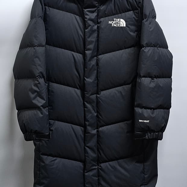 노스페이스 드라이벤트 구스롱패딩 S