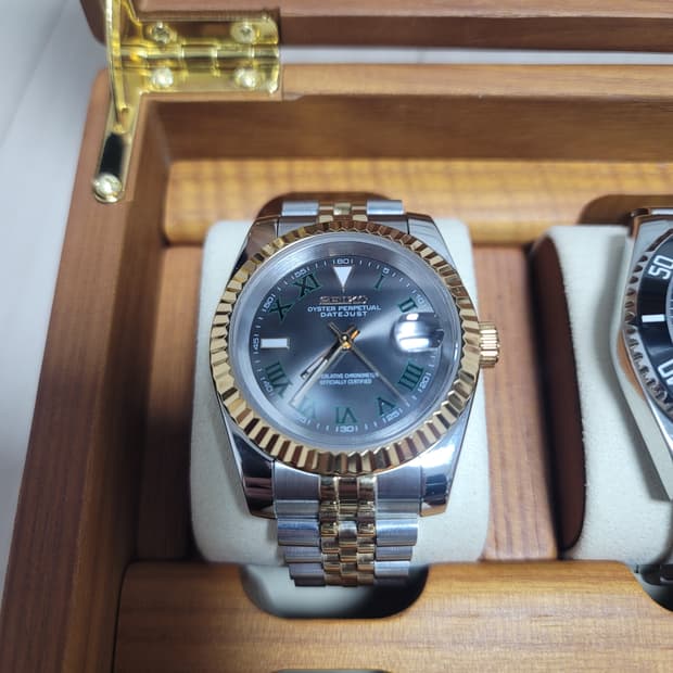 세이코 윔블던 mod 콤비 39mm