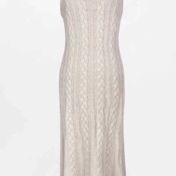 더로랑 케이블 니트원피스