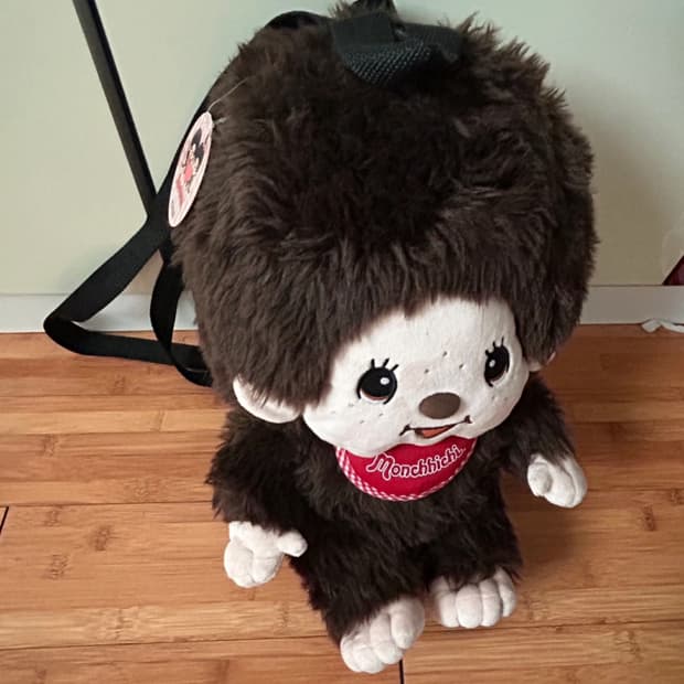 몬치치 한정판 인형 백팩 가방