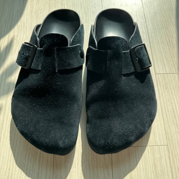 발렌시아가 블랙 스웨이드 선데이 뮬 41