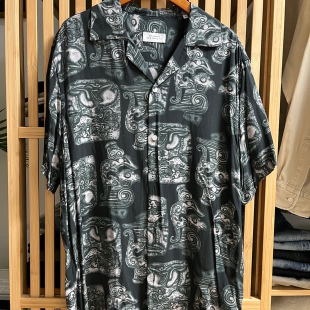 SATURDAYS NYC canty pendant shirt