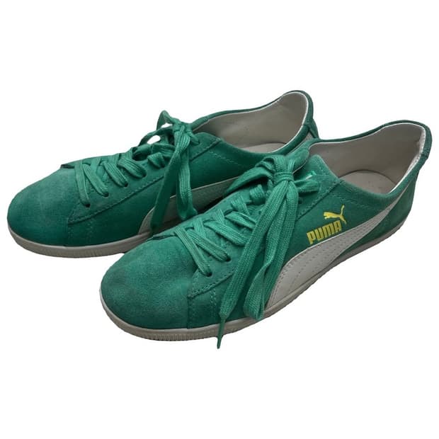 푸마 글라이드 로우 스니커즈 그린 230