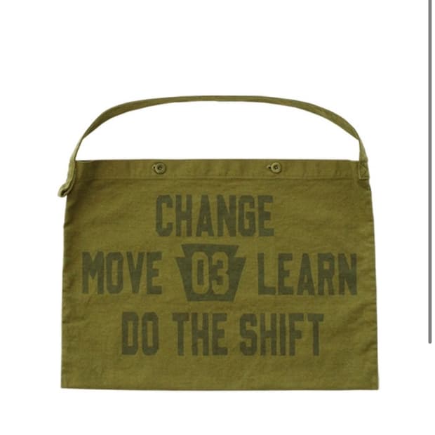 컬렉트피시스 CML 메신저 백 올리브 그린