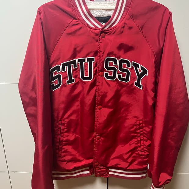 스투시x챔피온 콜라보 베이스볼 자켓