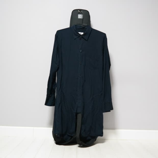 설밤 23ss 롱 슬릿 셔츠