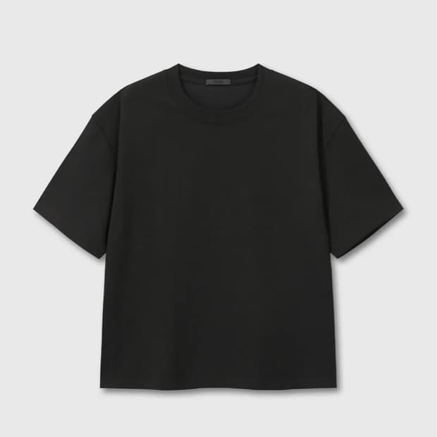 다이브인 UNIFORM CROP T-SHIRTS 블랙, 그레이