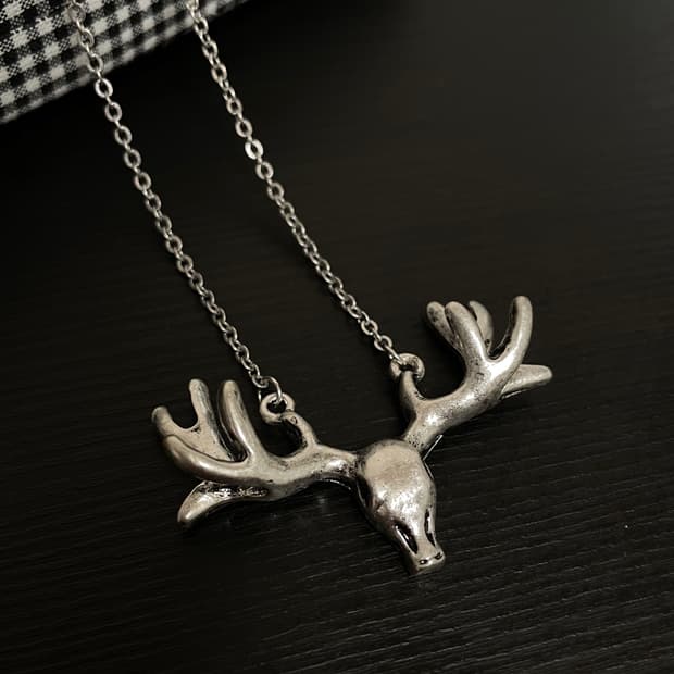 빈티지 오리엔탈 모리 아베크롬비st 사슴 목걸이
