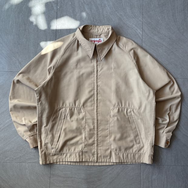 70년대 생산 맥그리거 드리즐러 베이지 자켓 
