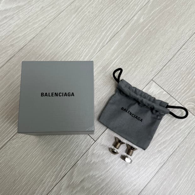 Balenciaga screw bolt earings