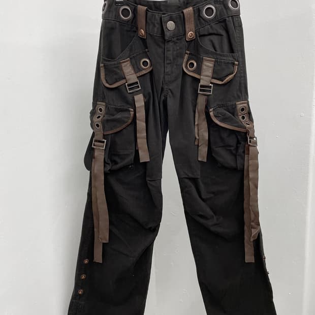 DOHC 본디지 스트랩 카고팬츠 *레어