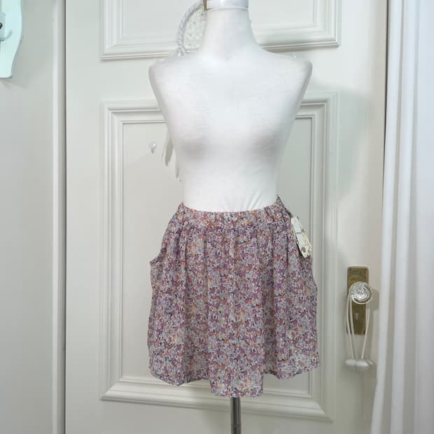 purple flower pocket chiffon banding min