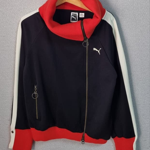 S (55) 푸마 빈티지 풀오버 져지 트랙탑