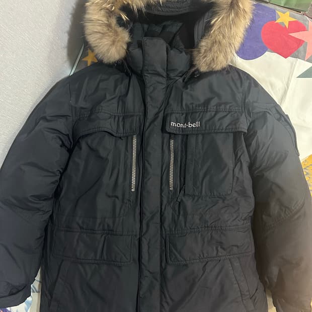 몽벨 헤비야상 다운자켓100