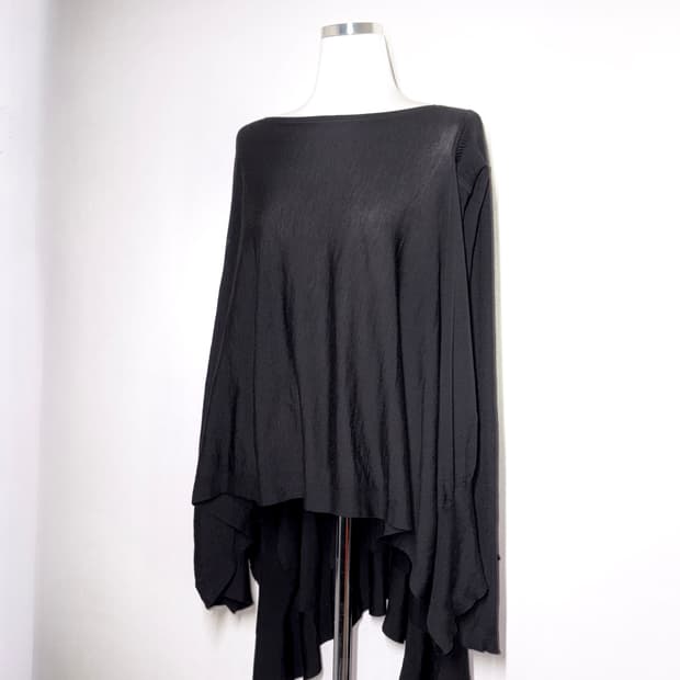 FW15 sphinx 릭 오웬스 피쉬테일 튜닉 니트 탑