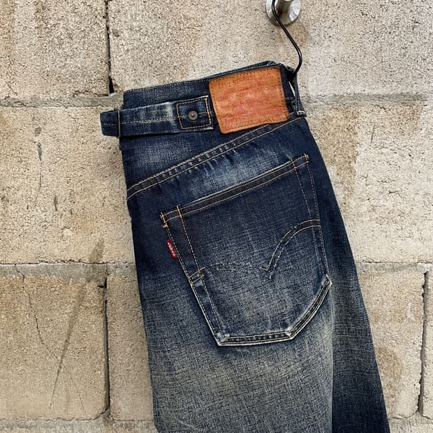리바이스 37501 501xx 셀비지 데님 팬츠
