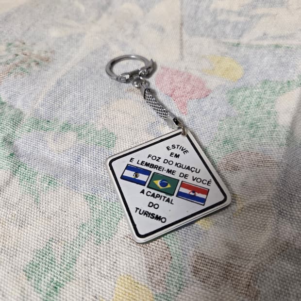 90s 이과수 폭포 빈티지 키링