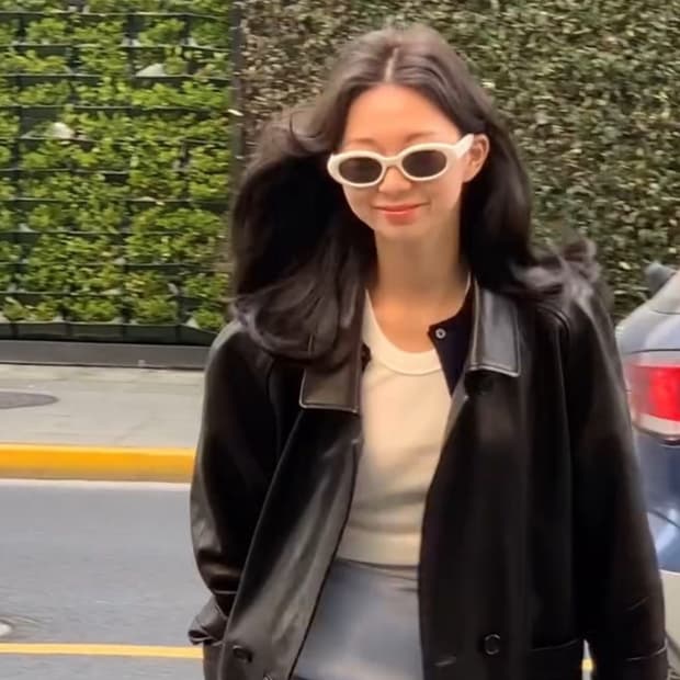 파르벵 VOLUME DOUBLE LEATHER JACKET