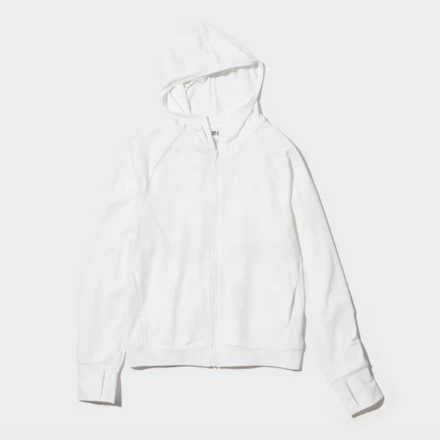 유니클로 에어리즘 후드 집업 UV PROTECTION