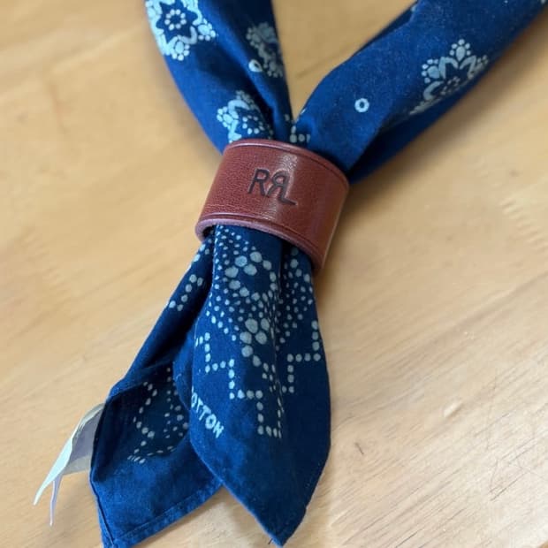 더블알엘 RRL 통가죽 반다나 슬라이더 홀더