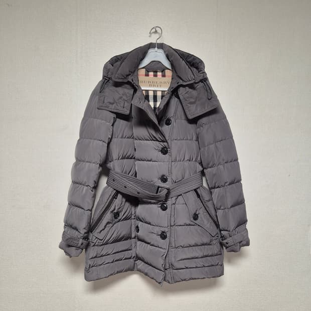 버버리 브릿 여성 구스다운 패딩 코트 M