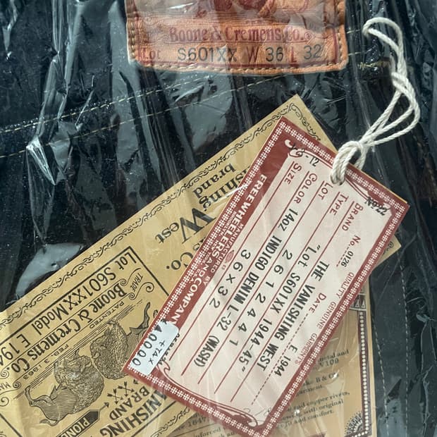 프리휠러스 Lot S601 XX 1944-45 대전판 데님 36 사이즈 