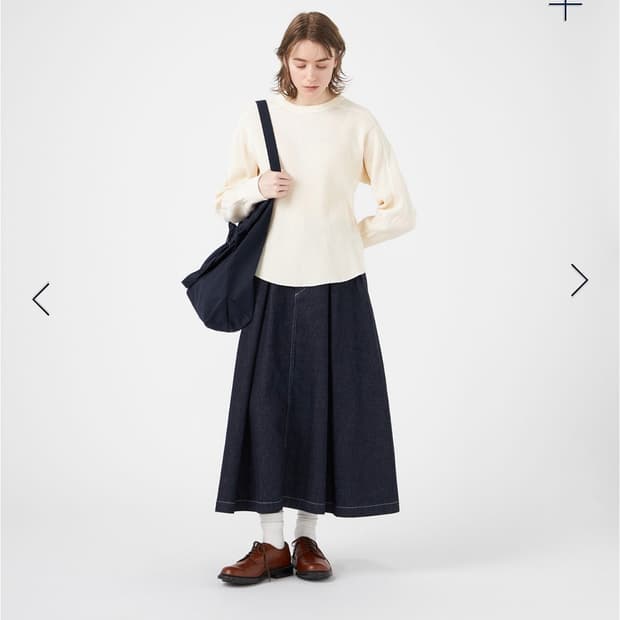 나나미카 데님 인디고 스커트 01