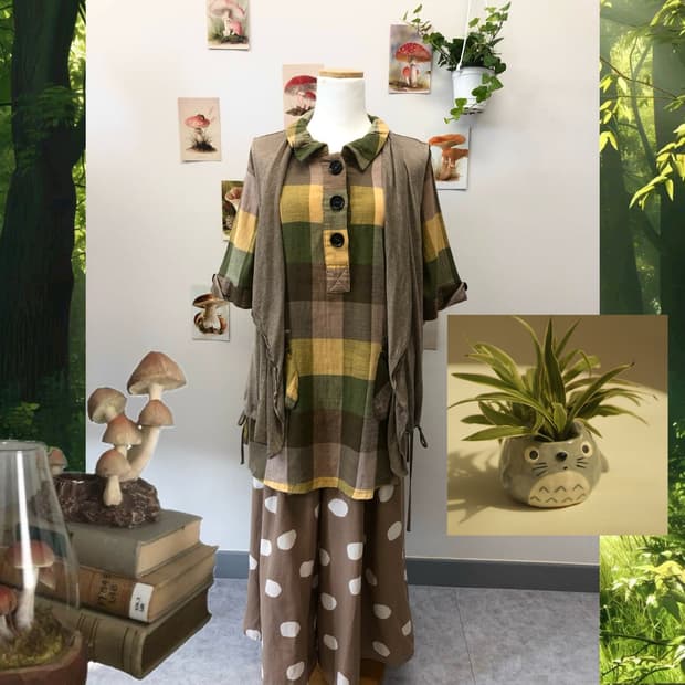 지브리 숲속 코디