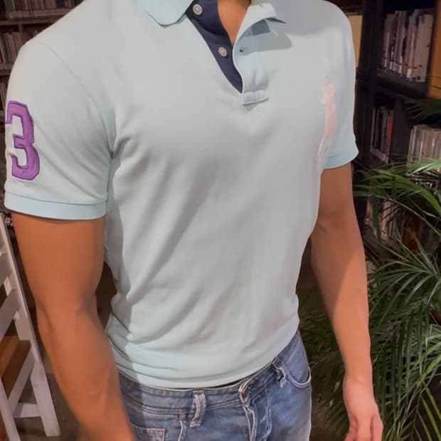폴로 랄프로렌 빅포니 카라 반팔티 m