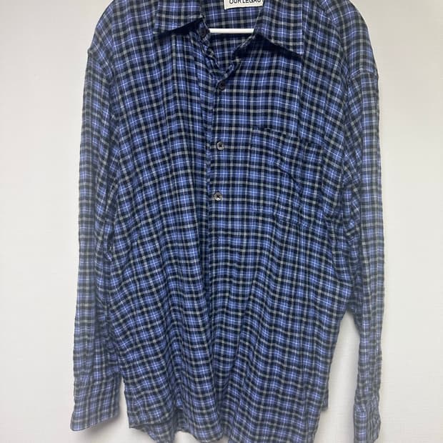 48)아워레가시 어보브 켄트렐 체크 셔츠