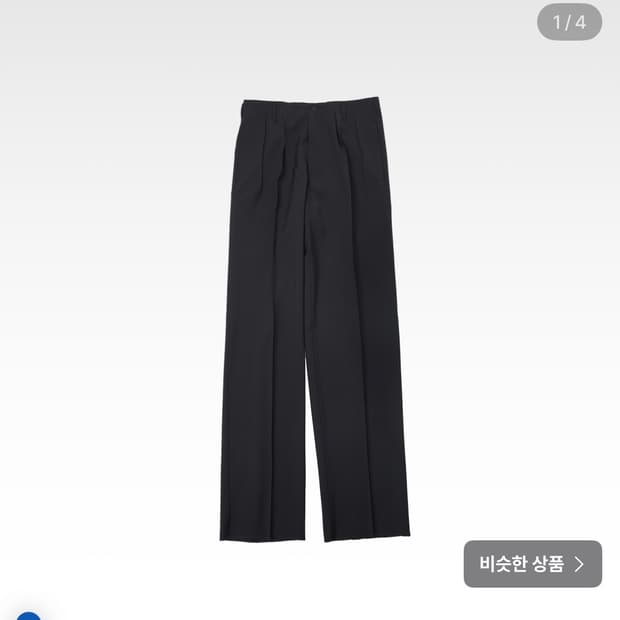 [46] 히솝 울/모헤어 헐리우드 트라우저 블랙 Made in Italy