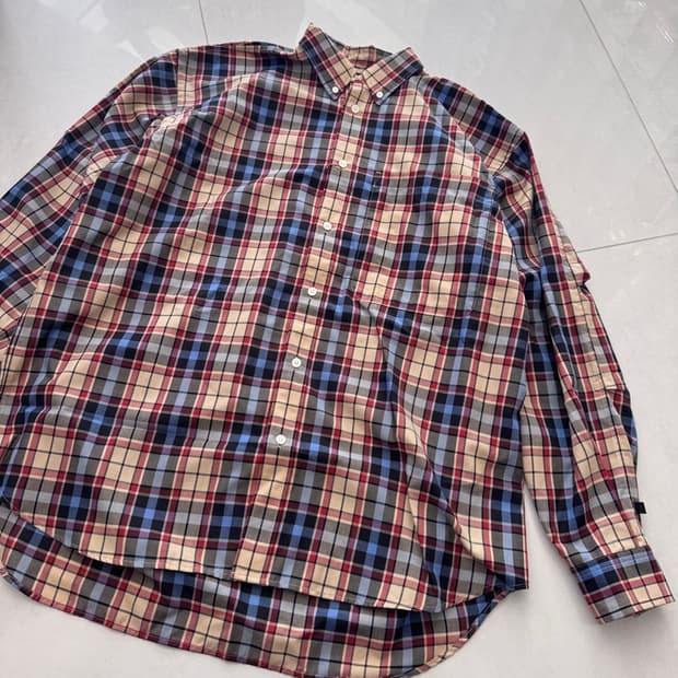 PIER CHECK SHIRT 다이와 피어 체크 셔츠
