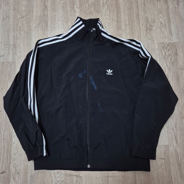 아디다스 파이어버드 삼선 사이드라인 트랙탑 바람막이 자켓 L(100)