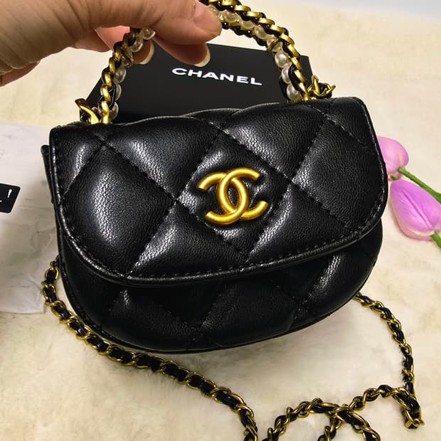 샤넬vip진주탑핸들백 미니 woc 체인백 