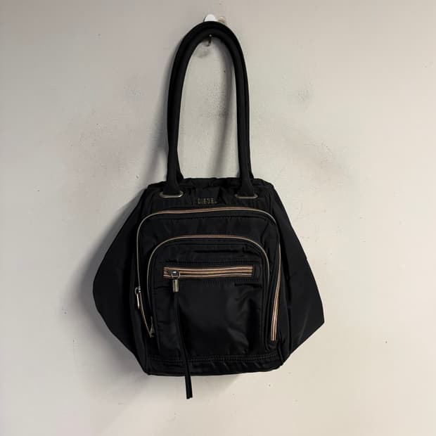 DIESEL padded nyloon shoulder bag