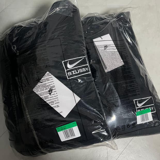 새상품(XL)나이키x스투시 워시드 플리스 후드 셋업