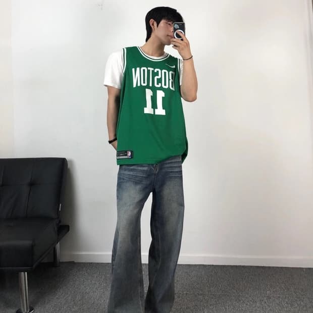 나이키 X nba 농구져지 아이콘에디션 living 나시 슬리브리스