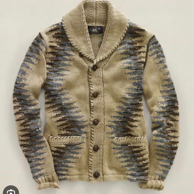 RRL 핸드니트 가디건 L