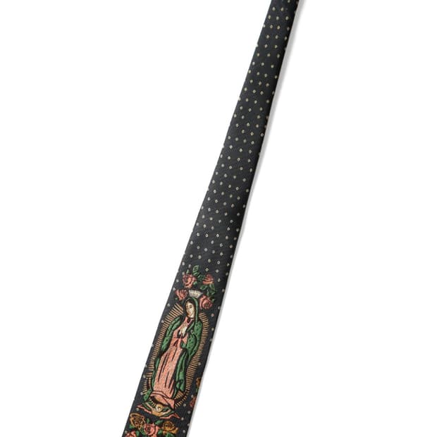  Kapital Silk Twill Maria Tie Black