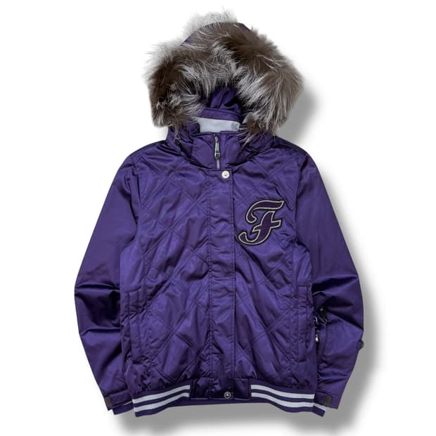 후부 패치 y2k 퍼 점퍼 r1815