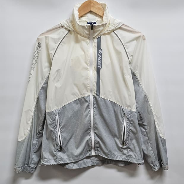 디스커버리 여성 후드 바람막이 90