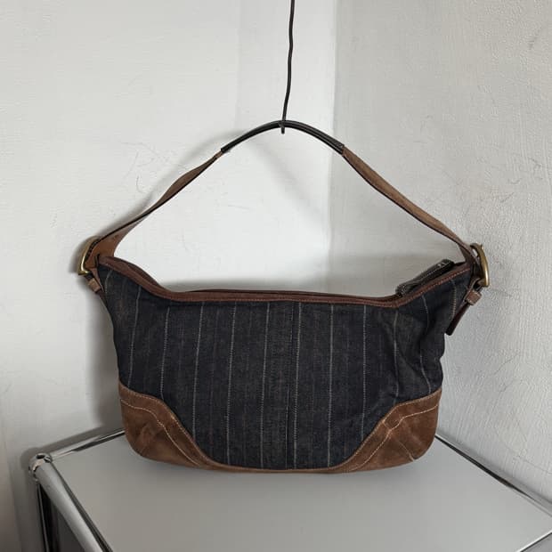 Rare) Coach vintage denim shoulder bag