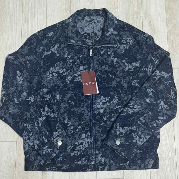 구찌 GG 자카드 데님 집업 자켓