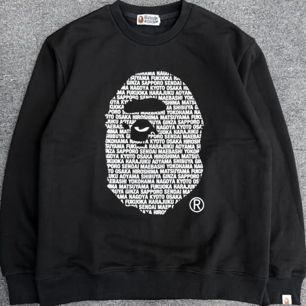 베이프 레터링 맨투맨