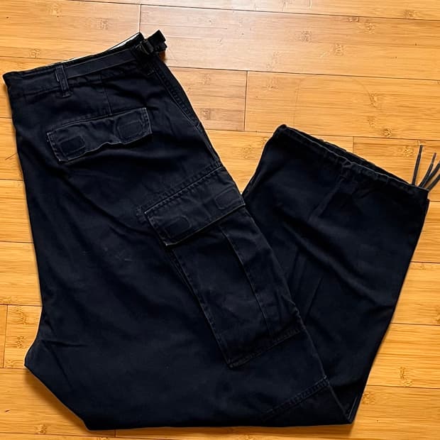 에스피오나지 블랙 카고팬츠 XLARGE