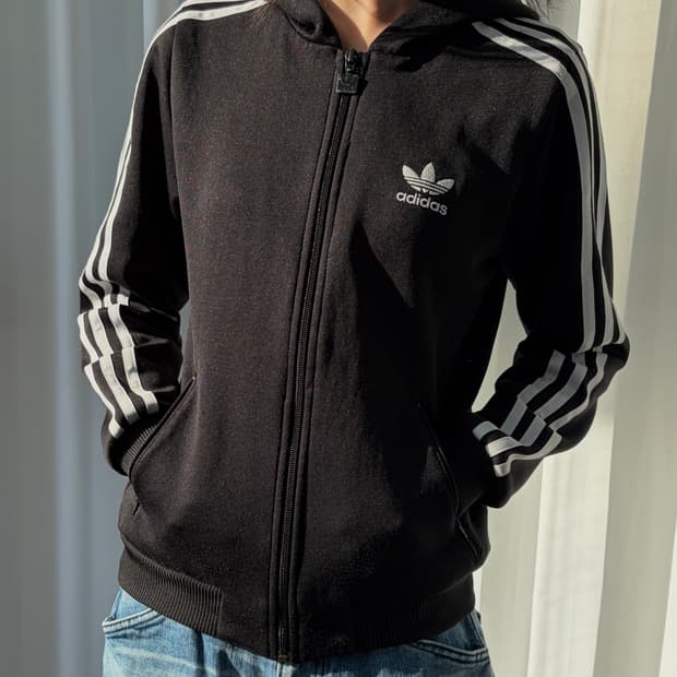 [S]아디다스 후드 플락 트랙탑 져지