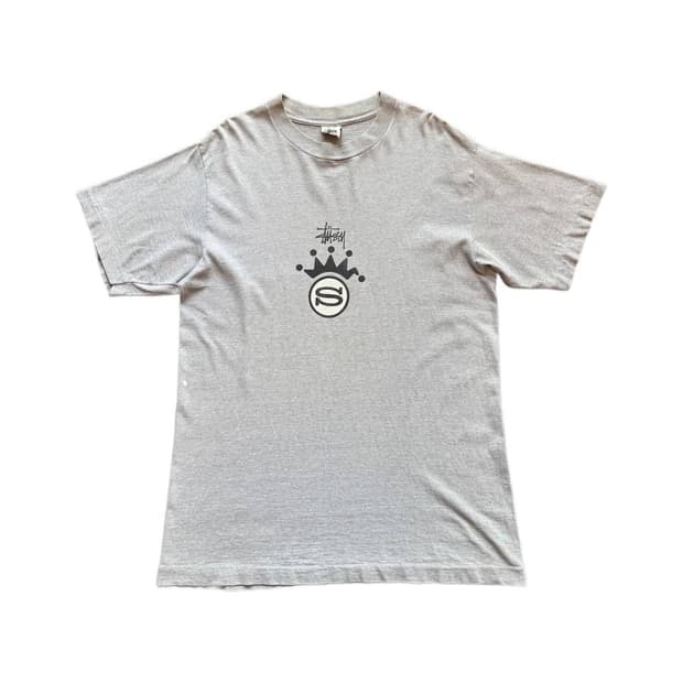 Mid 90s 스투시 센터 S 로고 티셔츠