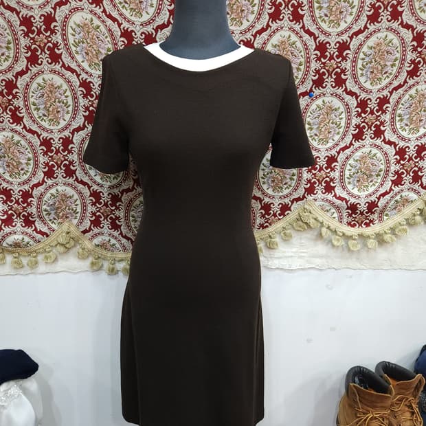 막스마라 울 반팔 니트 원피스

