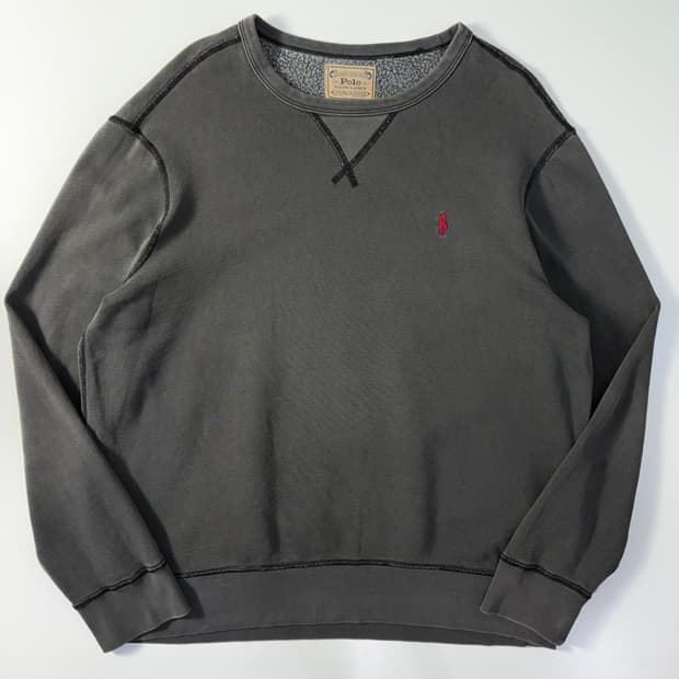 Polo 폴로 랄프로렌 피그먼트 스키치 라운드 맨투맨